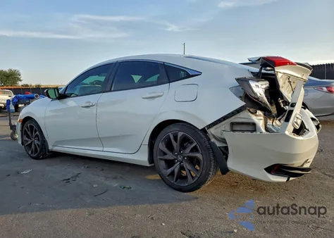 2020 Honda Civic Sport из США, поврежденный, VIN 2HGFC2F86LH595657